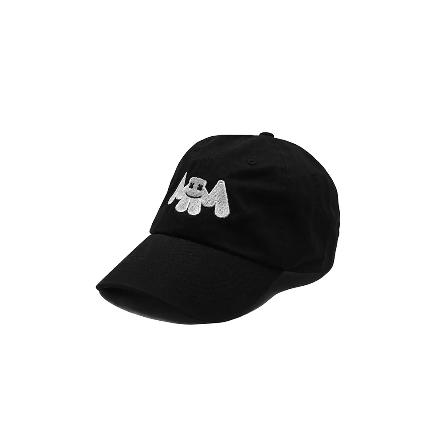 Marshmello Bat Dad Hat — Black