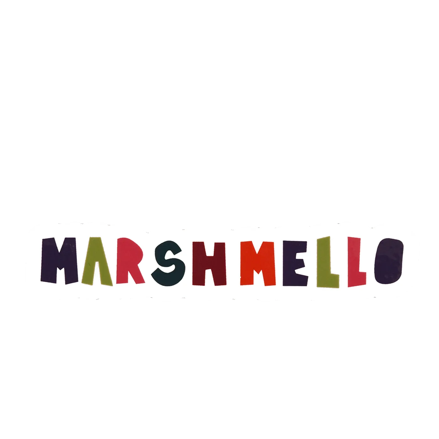 Marshmello Bloom Bar Logo Sticker