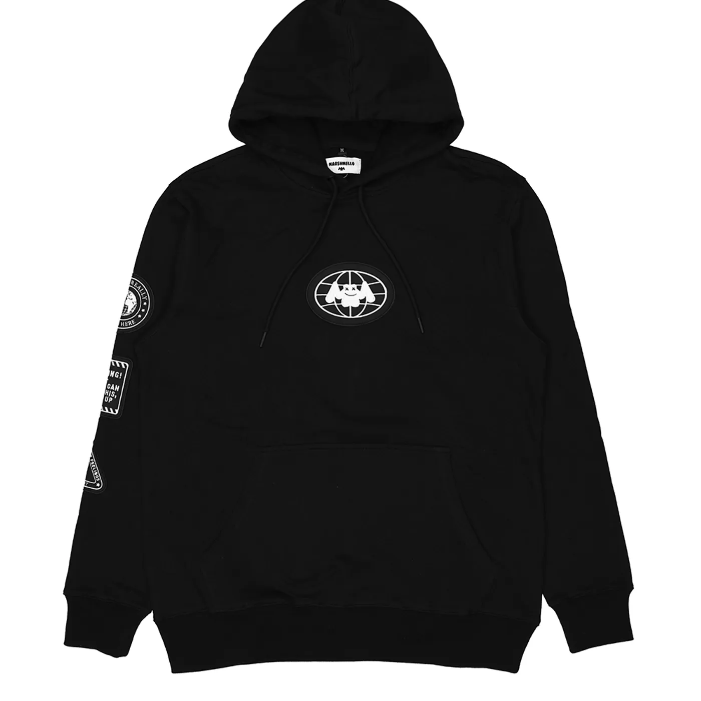 Marshmello Worldwide Patch Terry Hoodie