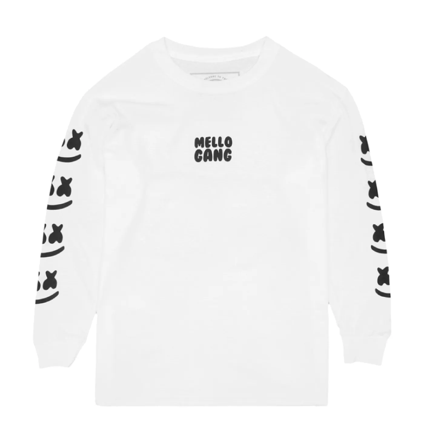 Marshmello Faces L/S Shirt (Youth) — White