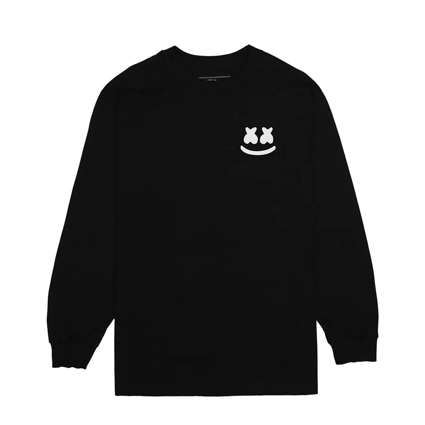 Marshmello Smile Crest L/S Shirt — Black