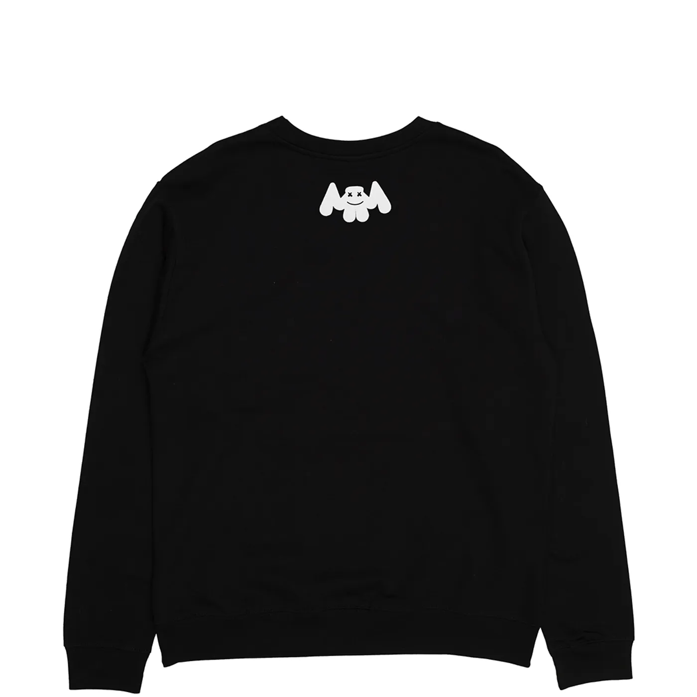 Marshmello Smile Crewneck Sweatshirt — Black