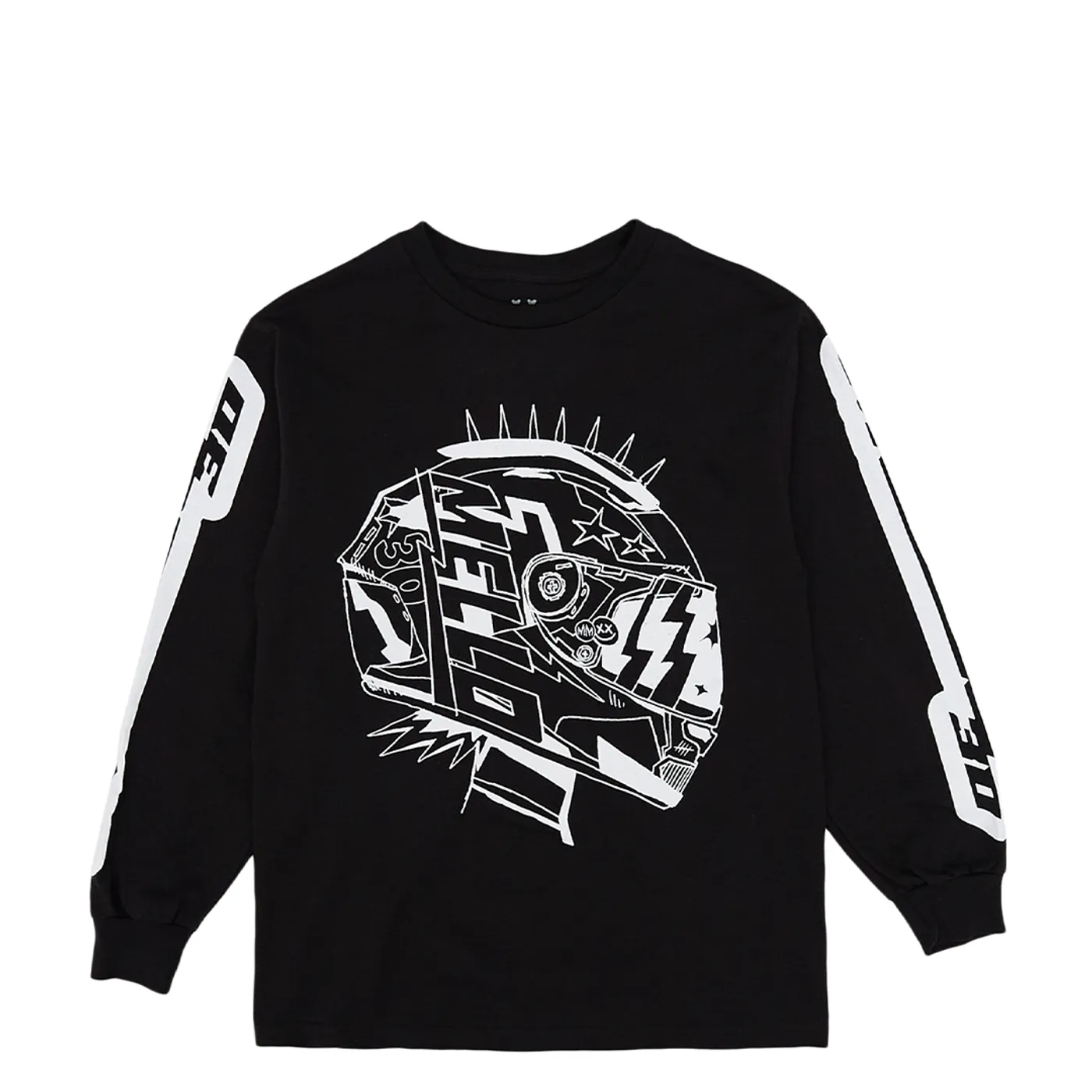Marshmello Racing Helmet L/S Shirt — Black