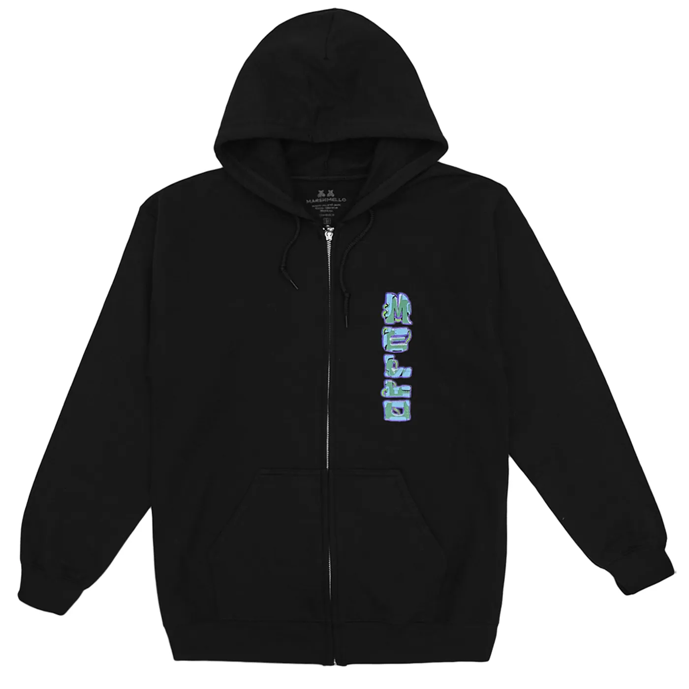 Marshmello Sad Robot Zip-Up Hoodie
