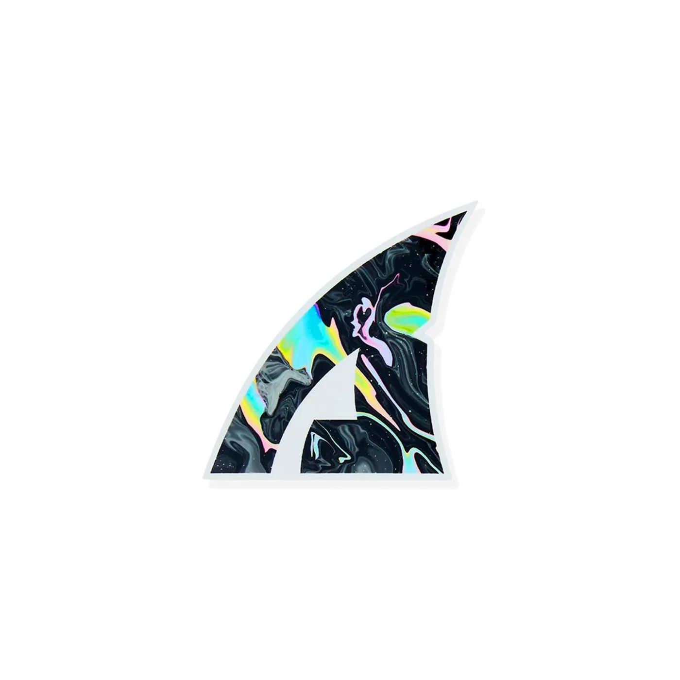 Jauz Chrome Fin Sticker