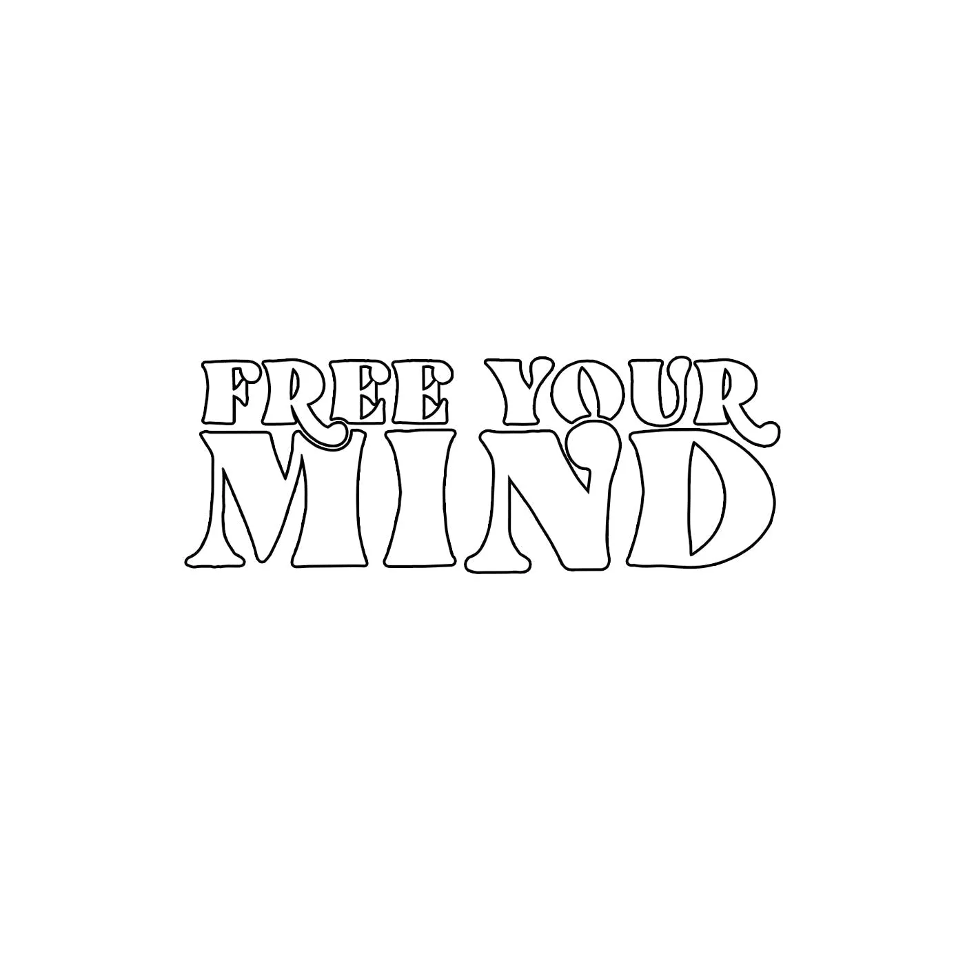 Big Gigantic Free Your Mind Sticker - Single