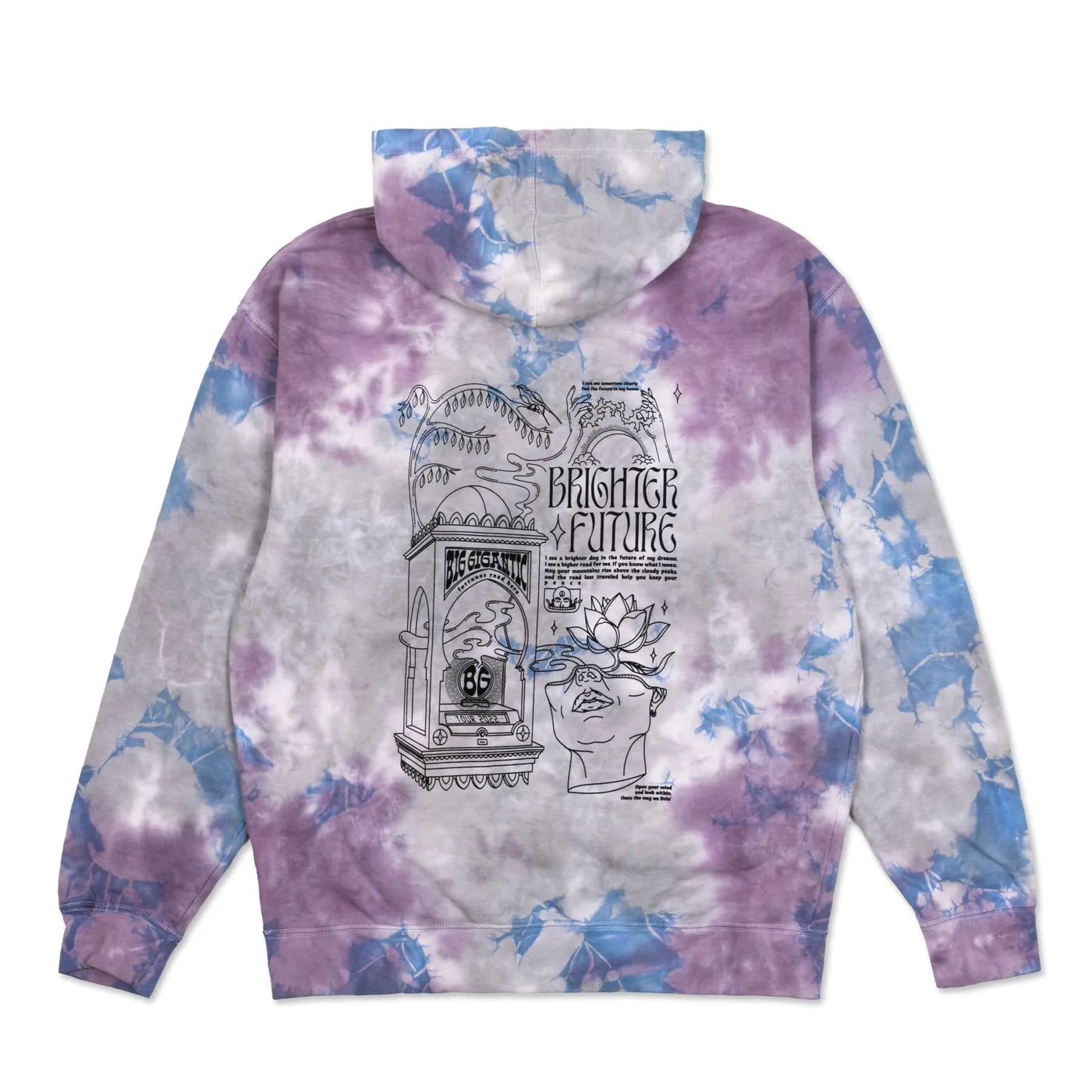 Big Gigantic Big G 2022 Summer Tour Tie-dye Hoodie