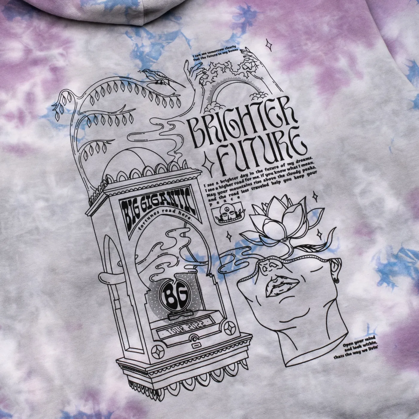 Big Gigantic Big G 2022 Summer Tour Tie-dye Hoodie