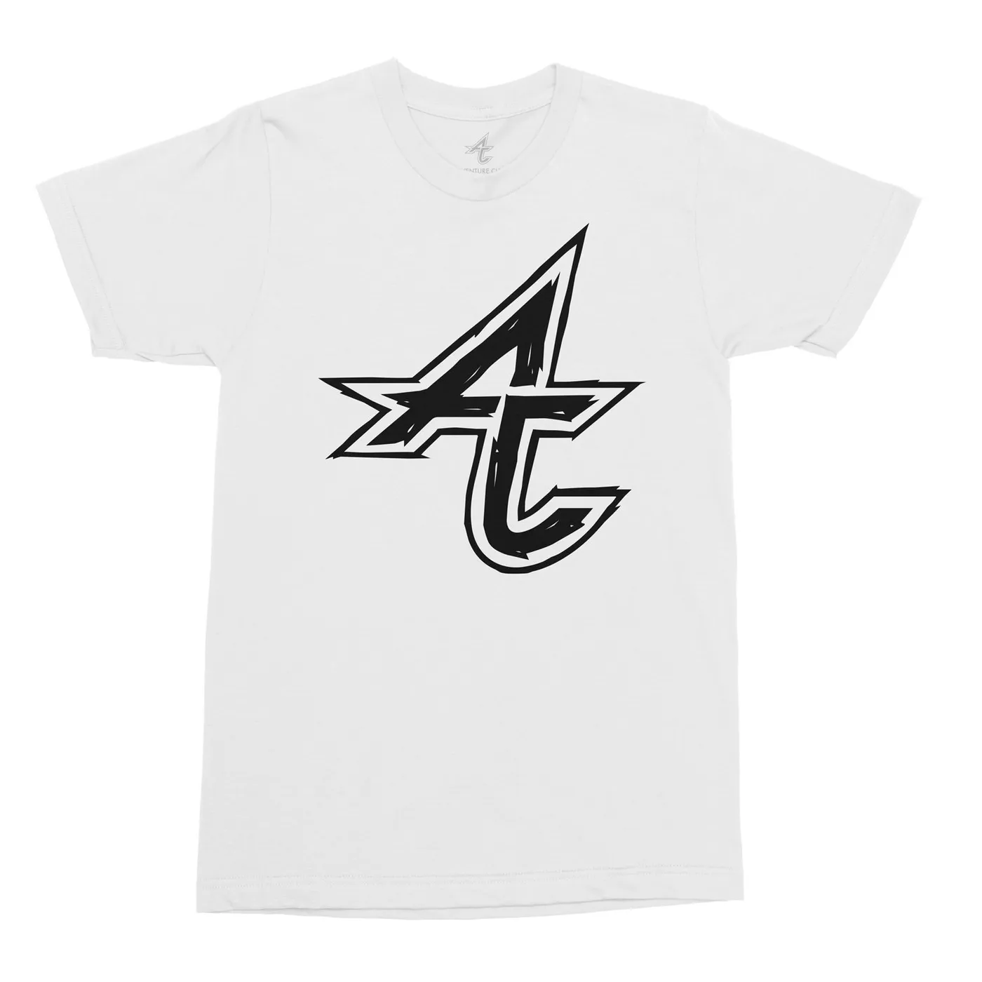 Adventure Club AC Large Logo Tee White
