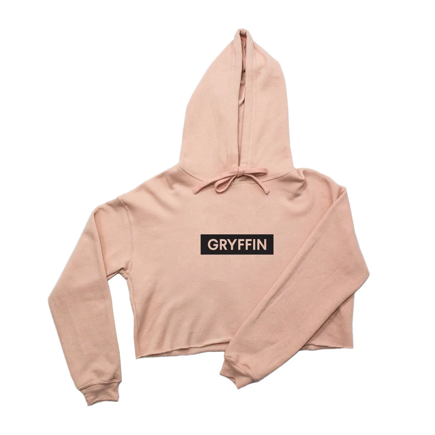 Crop Hoodie Pink Gryffin