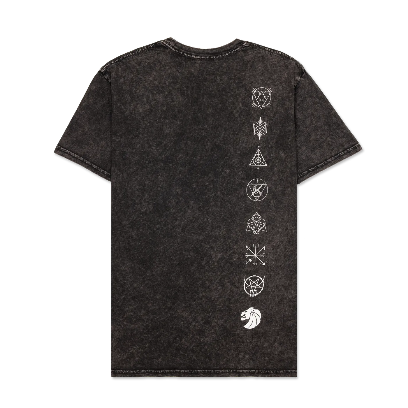 Seven Lions Black Stone Wash Staple Tee
