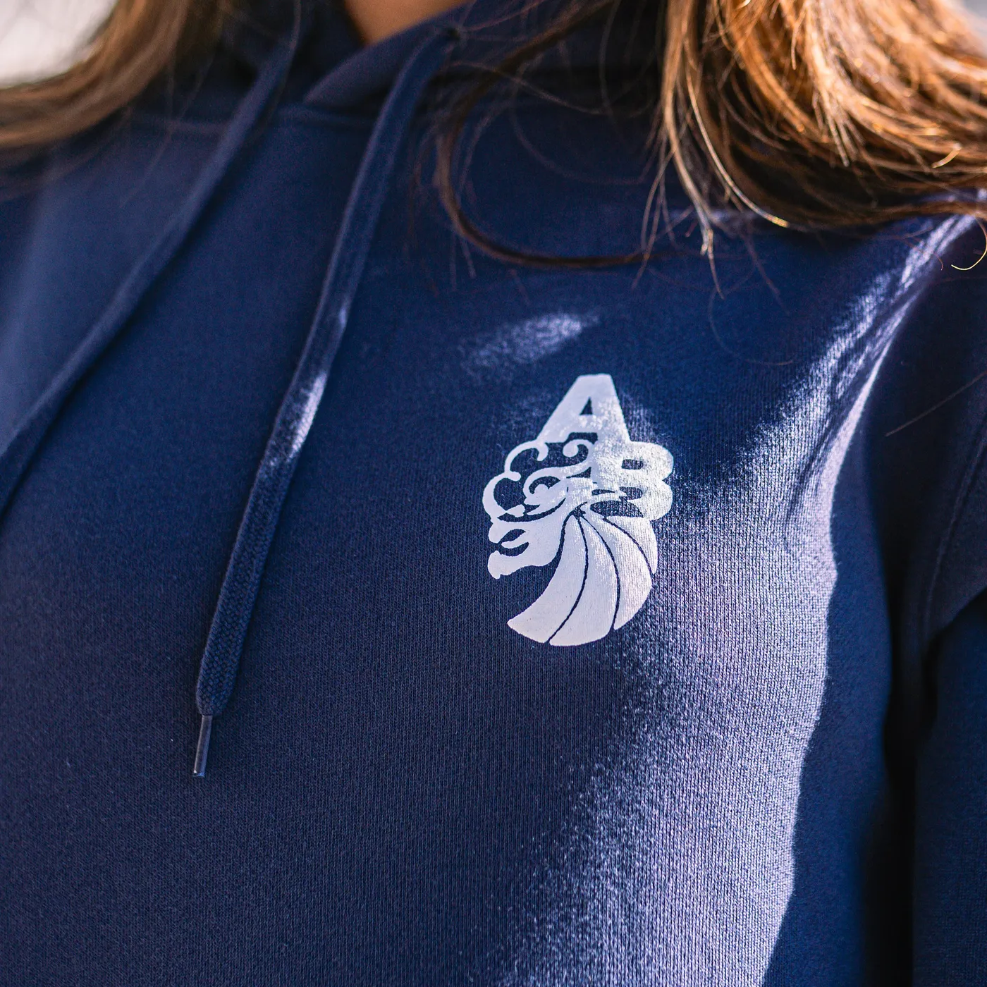 Porter Robinson velvet patch tree hoodie