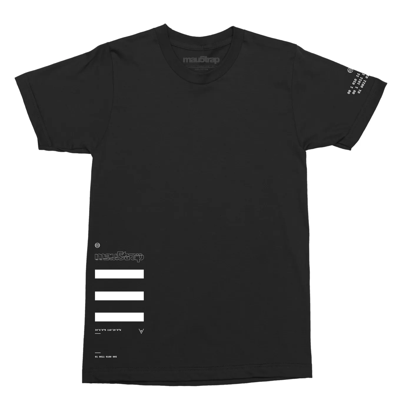mau5trap code tee - black