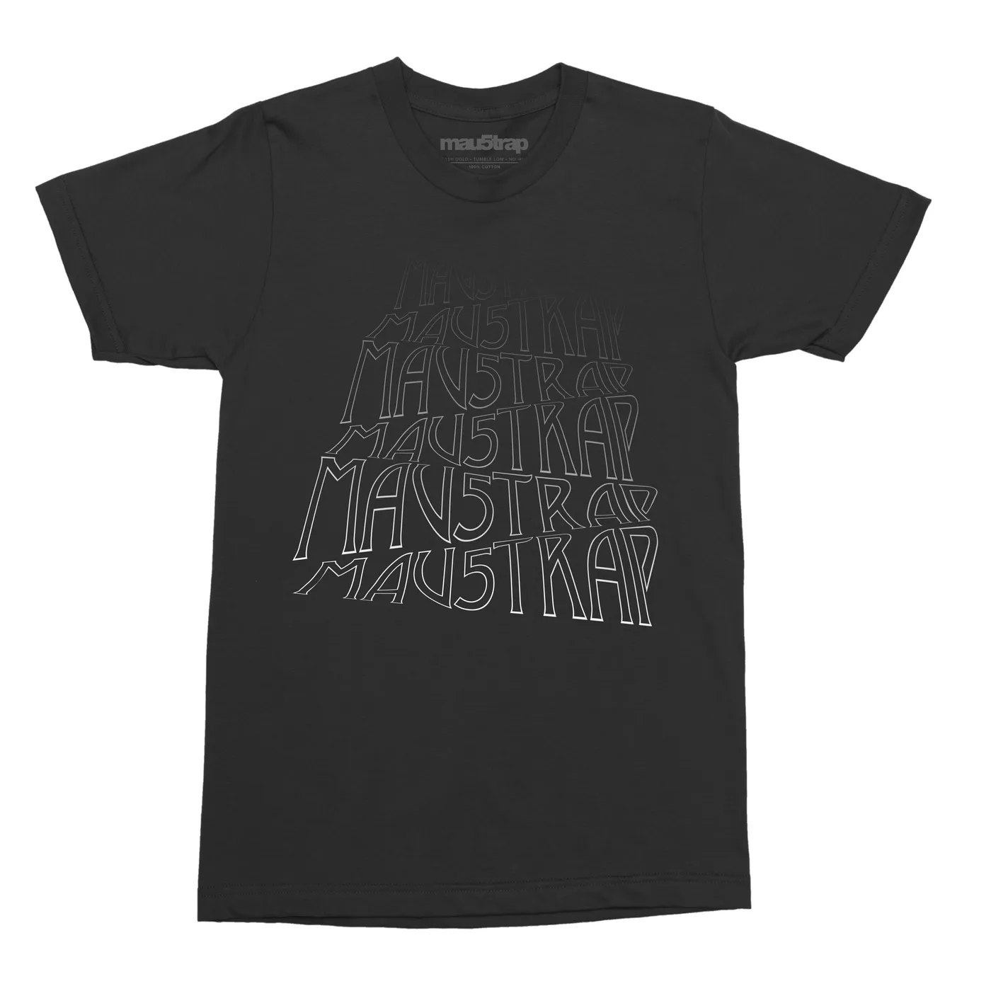 mau5trap fade tee - black