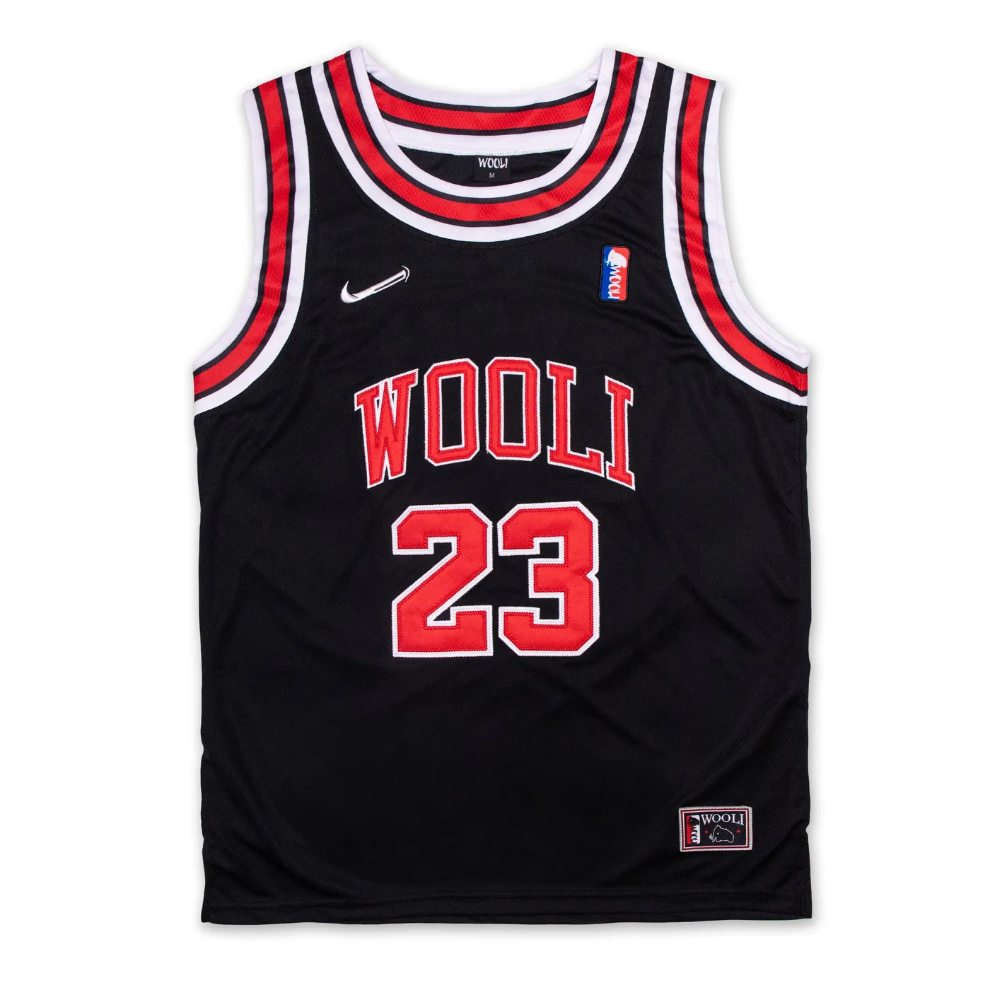 Wooli Black Chicago Basketball Jersey