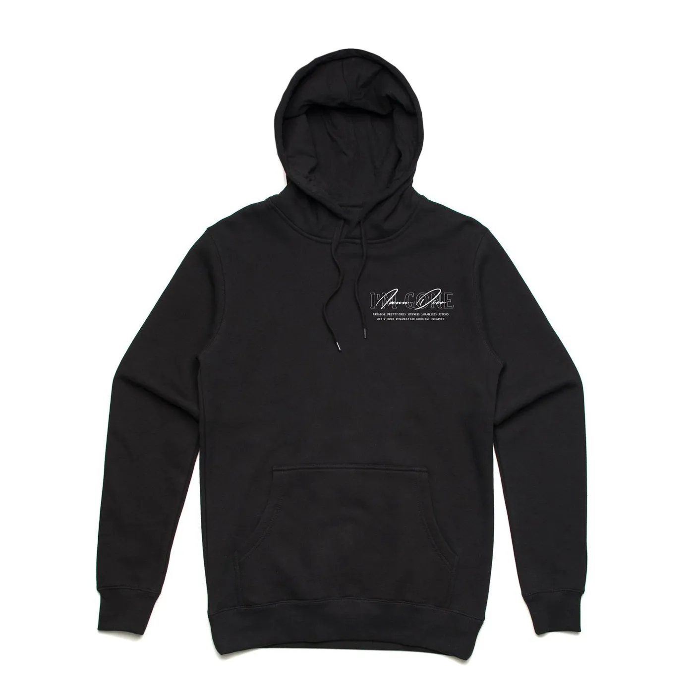 iann dior I'm Gone Hoodie / Black