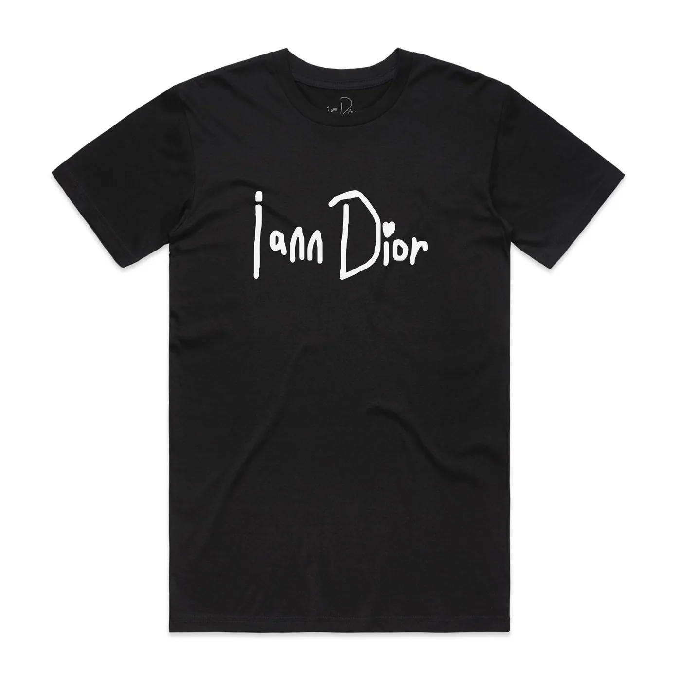 iann dior A Little Bit Confused Tee - Black