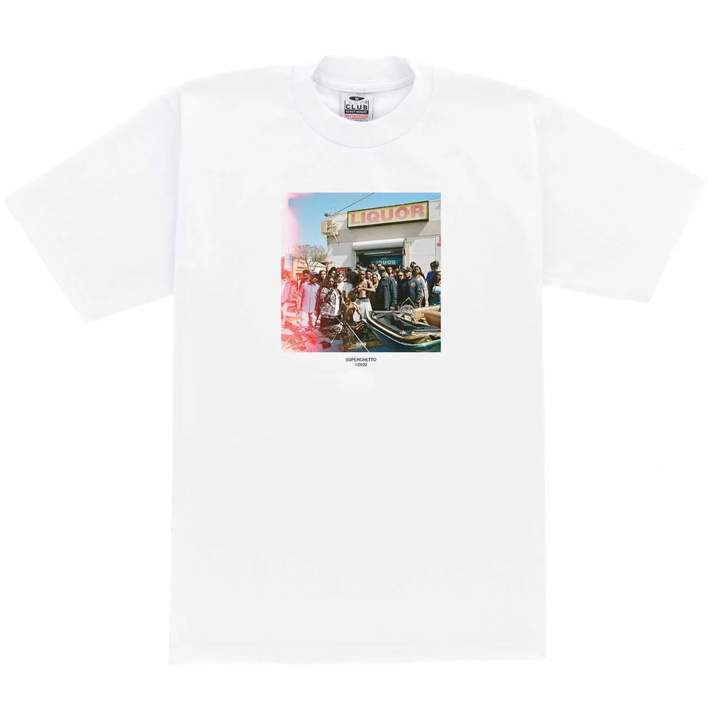 Buddy SUPERGHETTO ALBUM COVER TEE WHITE