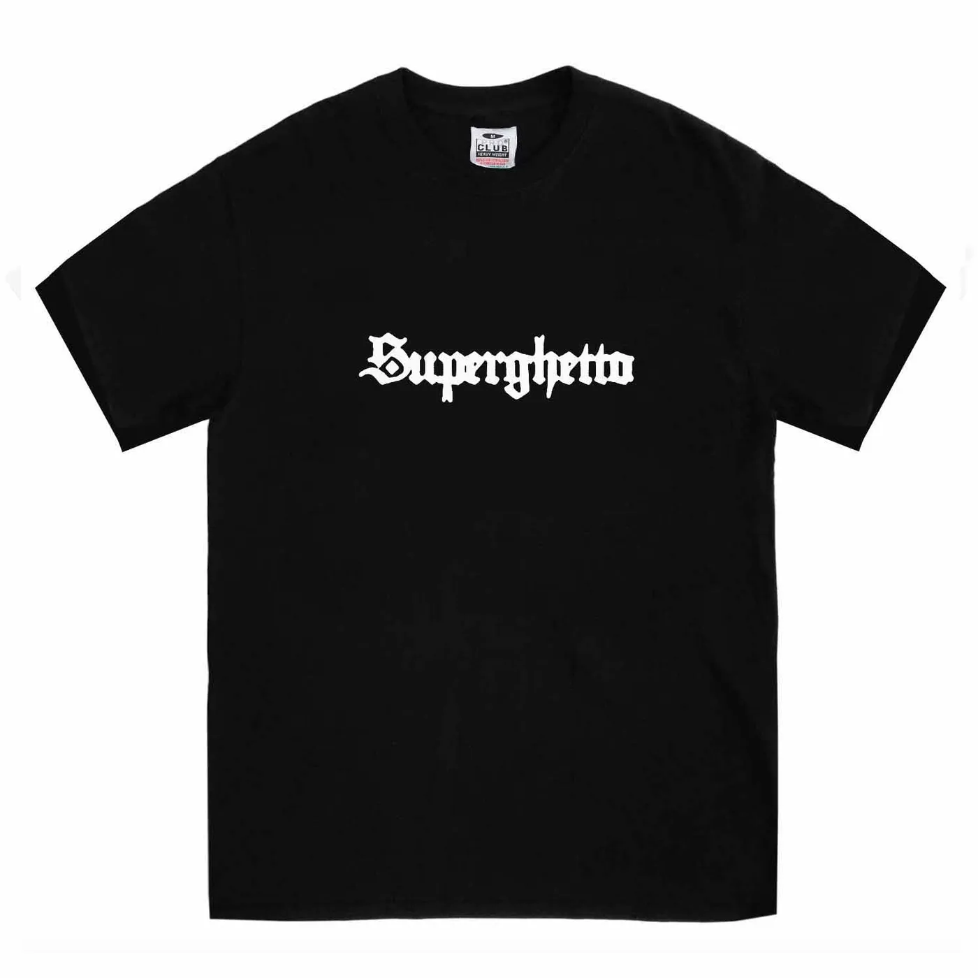 Buddy SUPERGHETTO WORD MARK TEE BLACK