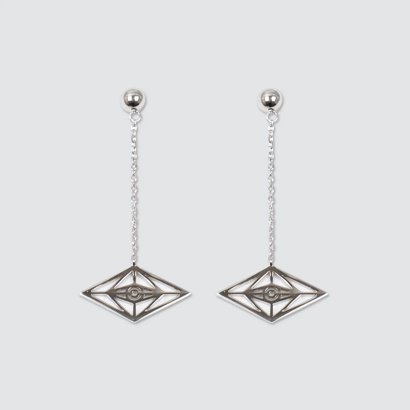 SLANDER Eye Chain Earrings