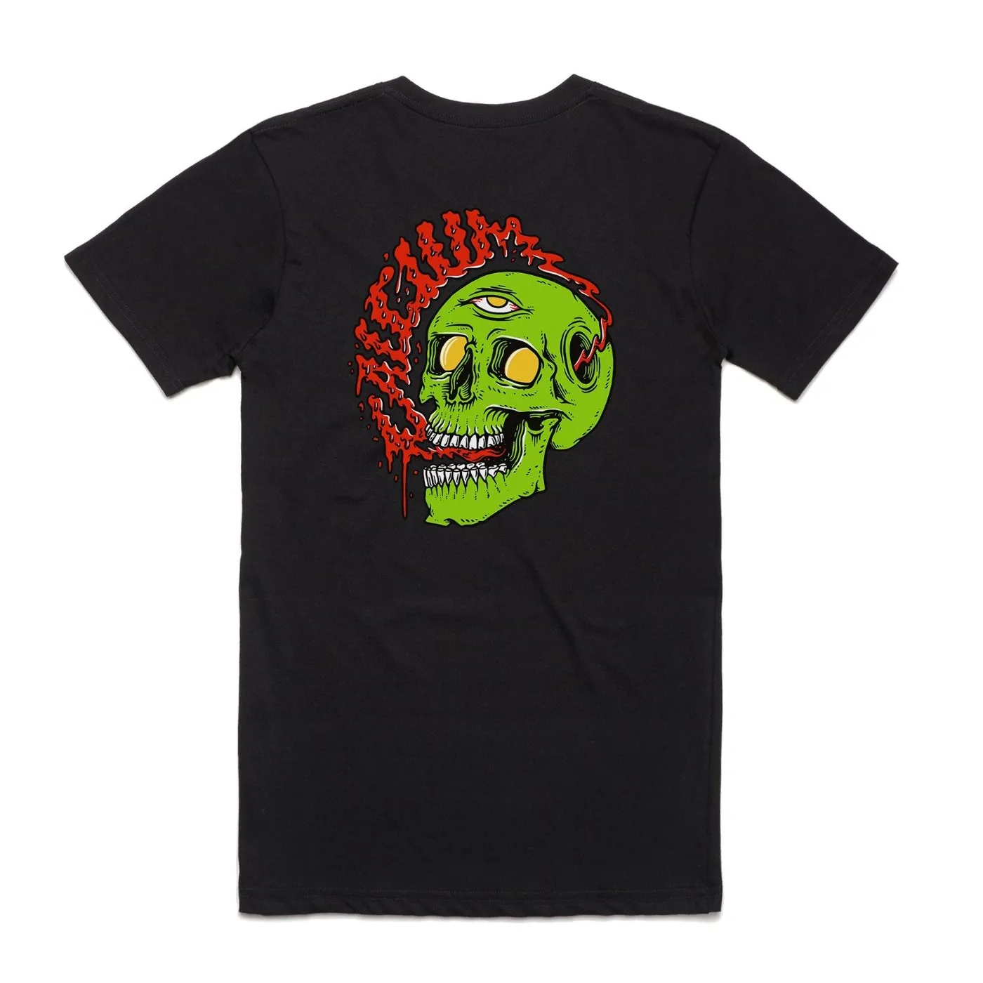 Calcium Green Skull Tee