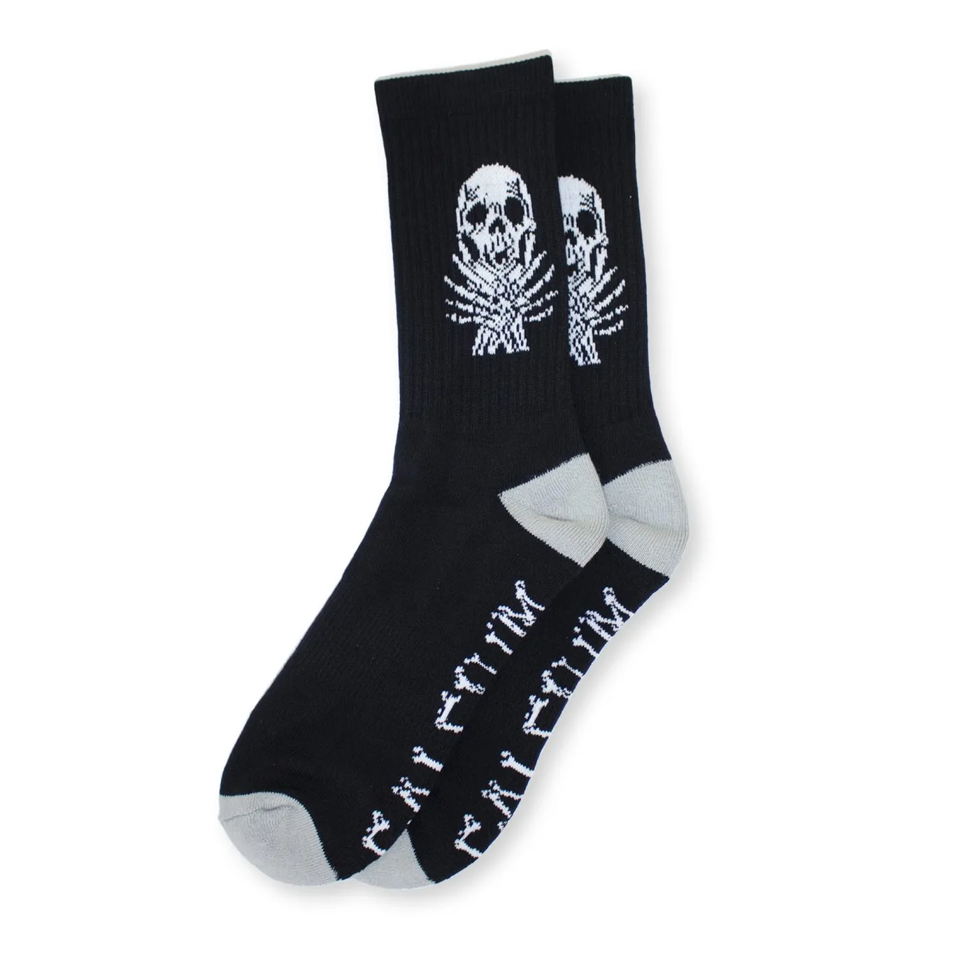 Calcium Skull Socks