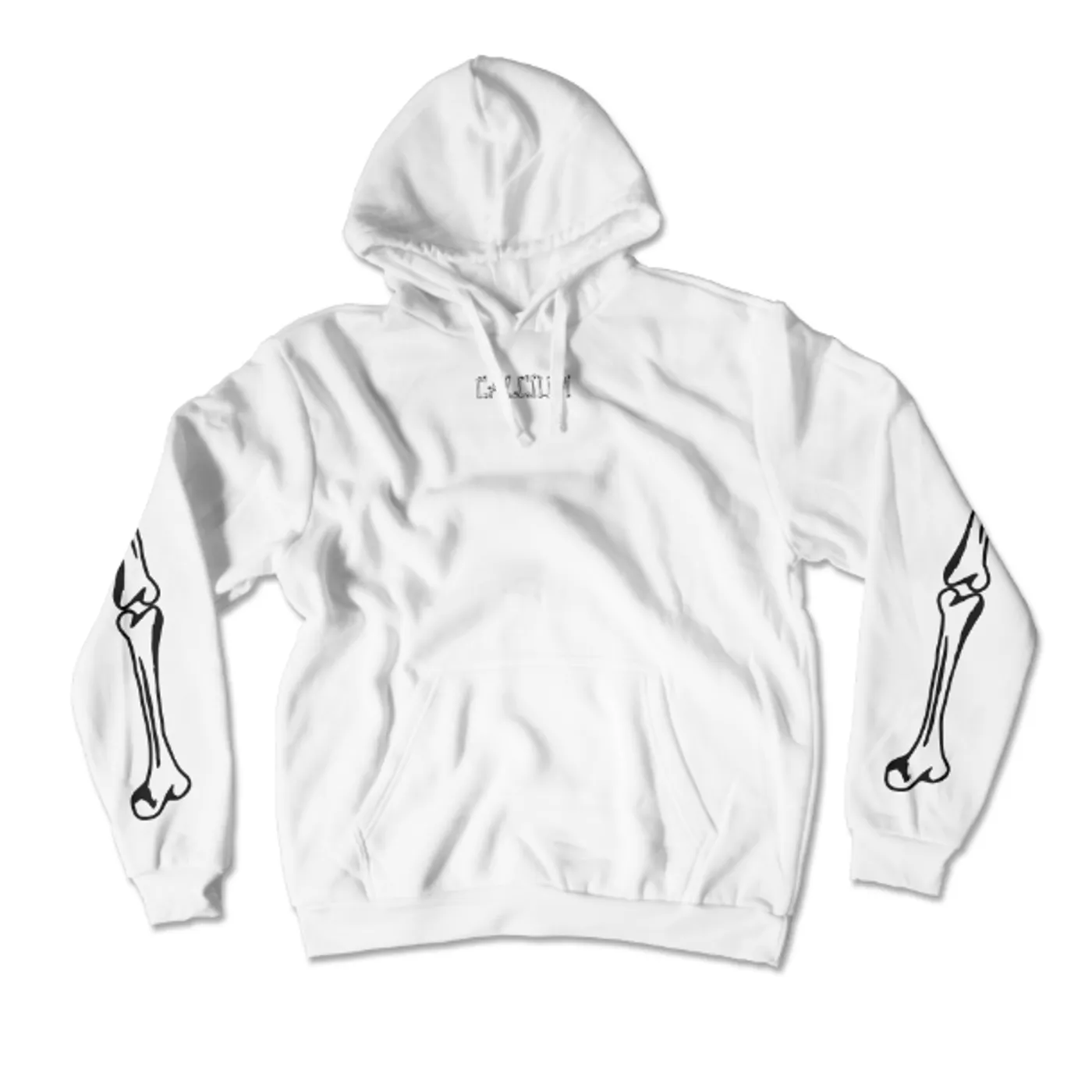 Calcium White Bones Hoodie