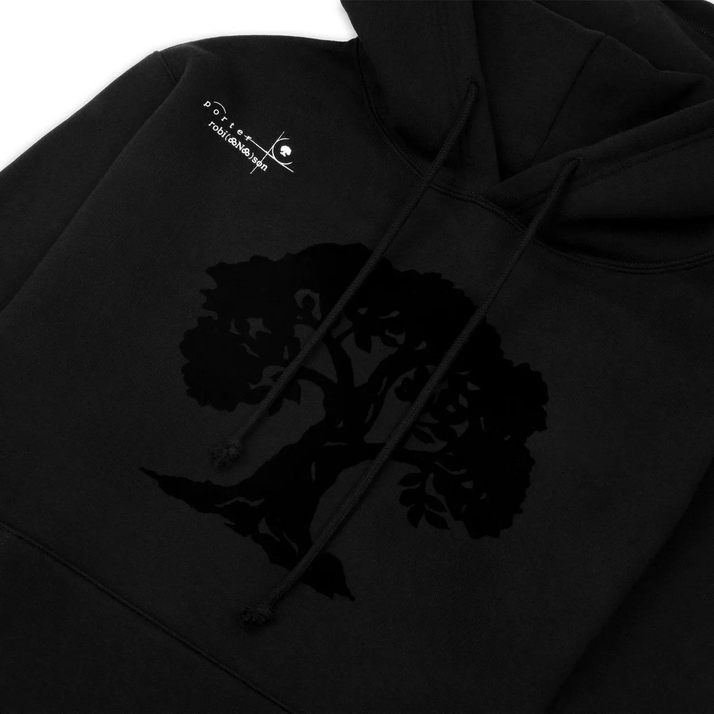 買い誠実 Porter Robinson velvet patch tree hoodie トップス