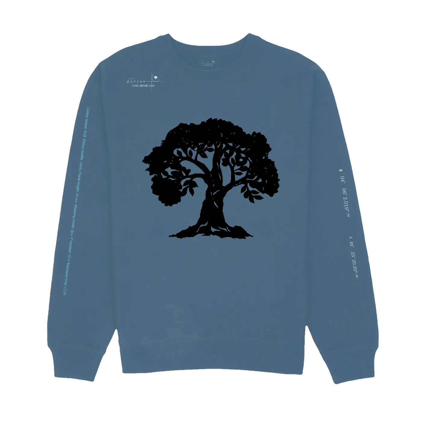 Porter Robinson velvet patch tree crewneck