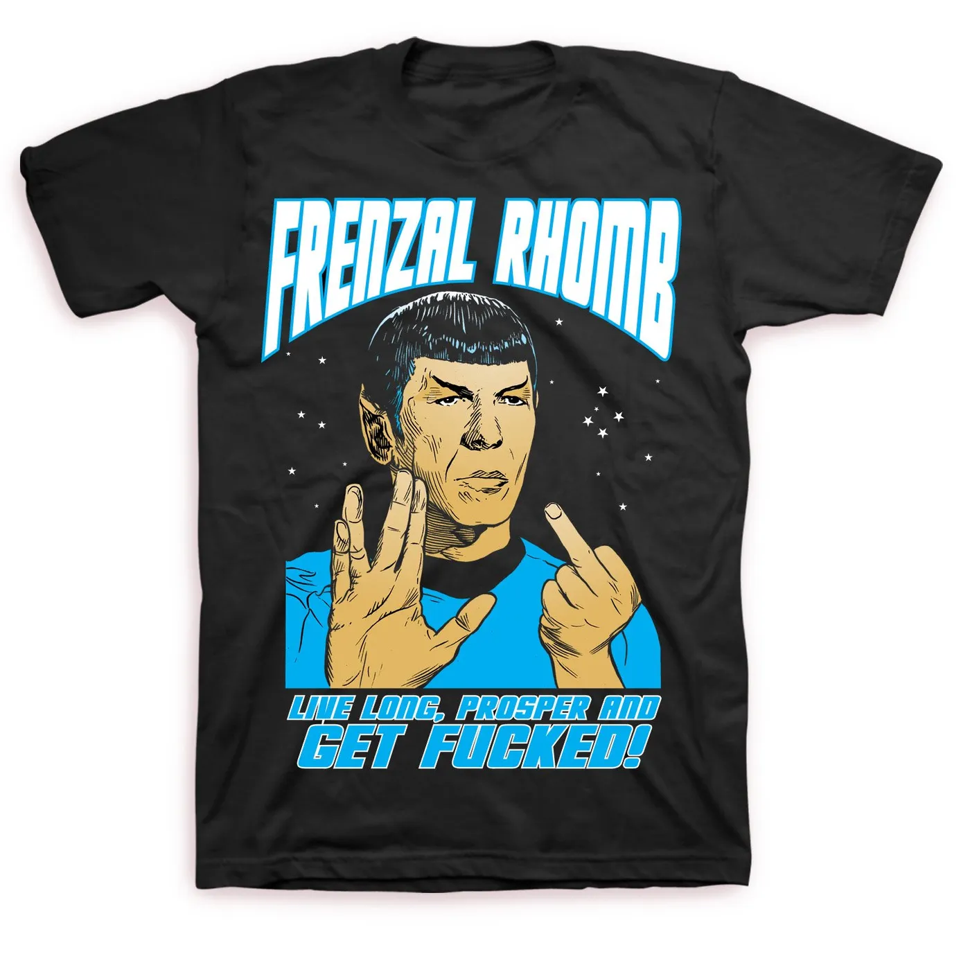Frenzal Rhomb Spock T-shirt (Black)