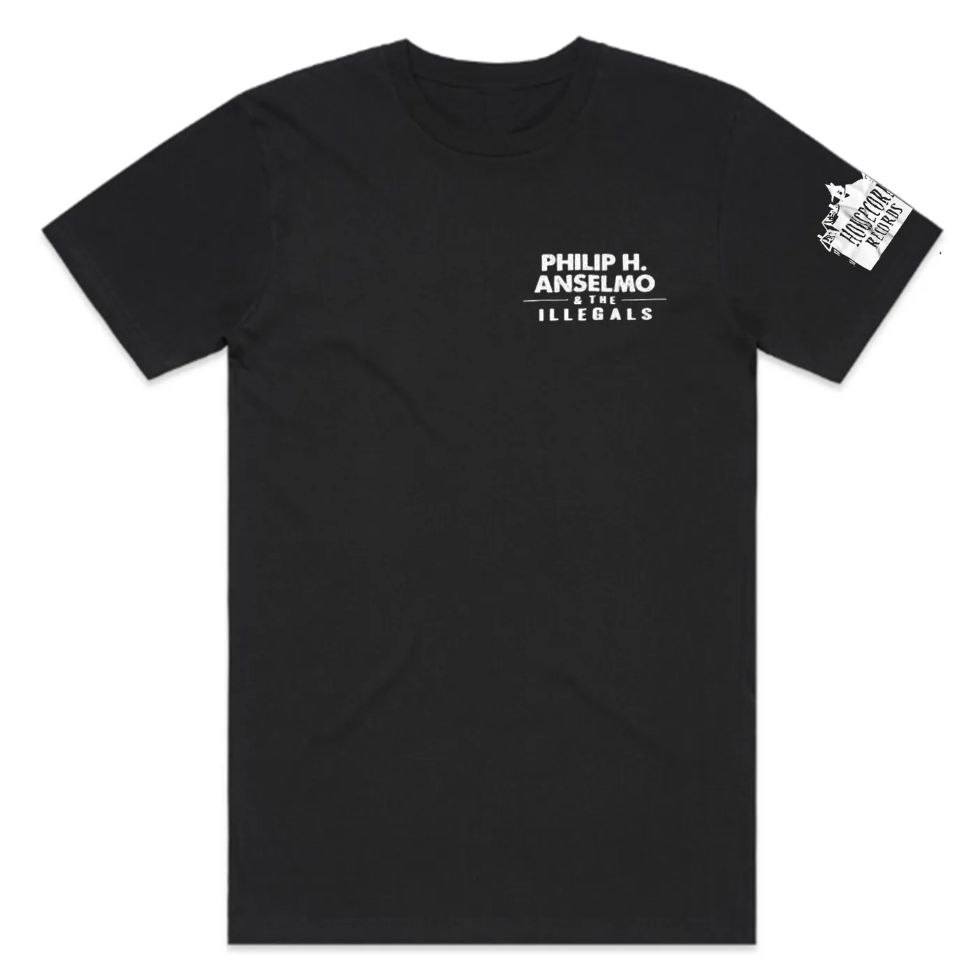 Philip H. Anselmo and The Illegals Logo Pocket Print T-Shirt