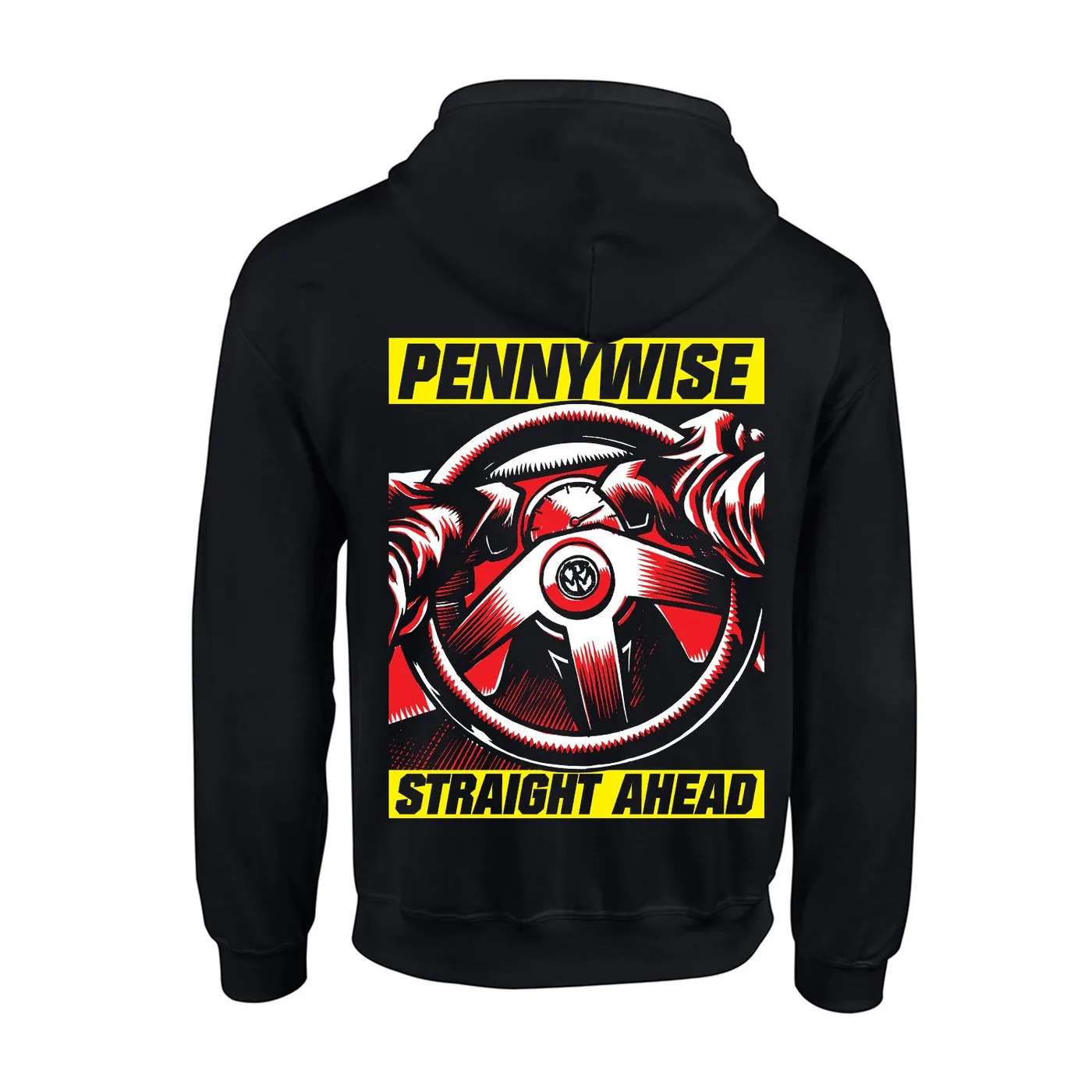Pennywise Straight Ahead Tour Zip Hoodie (Black)