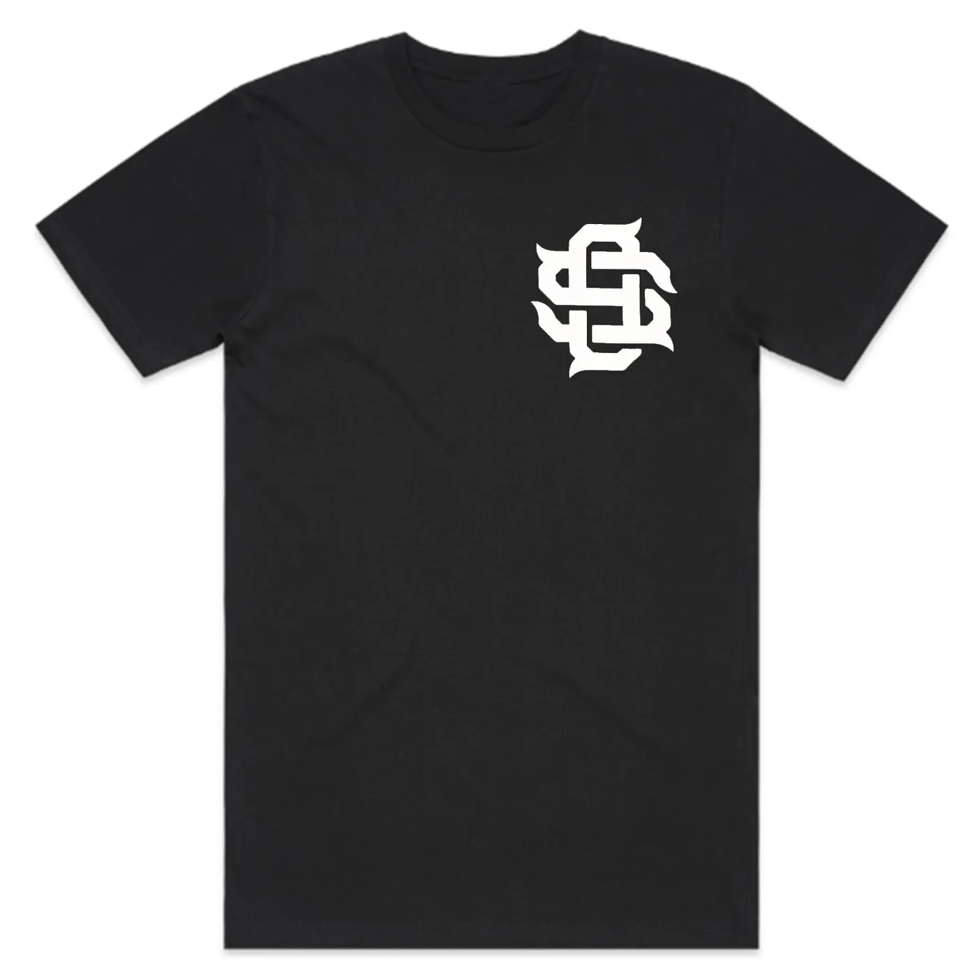 Ocean Sleeper Monogram T-Shirt (Black)