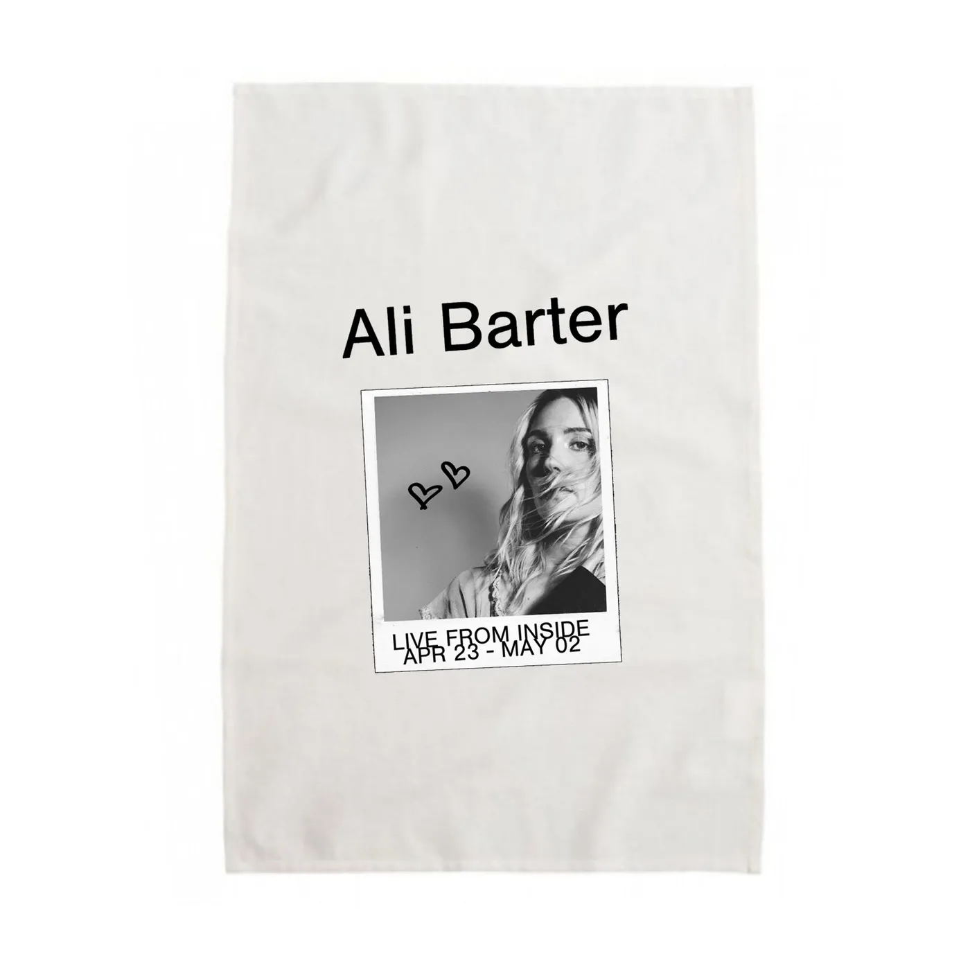 Ali Barter Live Inside Tea Towel