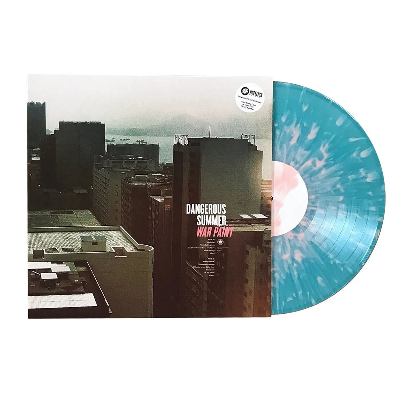 The Dangerous Summer War Paint LP (Coke Bottle Clear w/ Light Pink Splatter) (Vinyl)