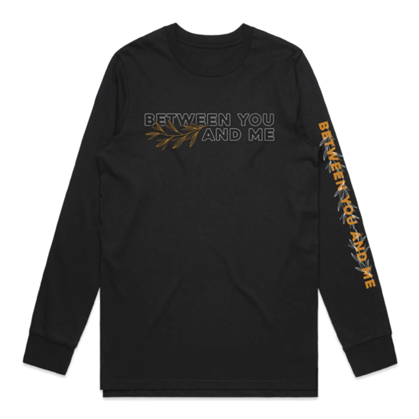 Between Me and You Leaves Longsleeve (Black)