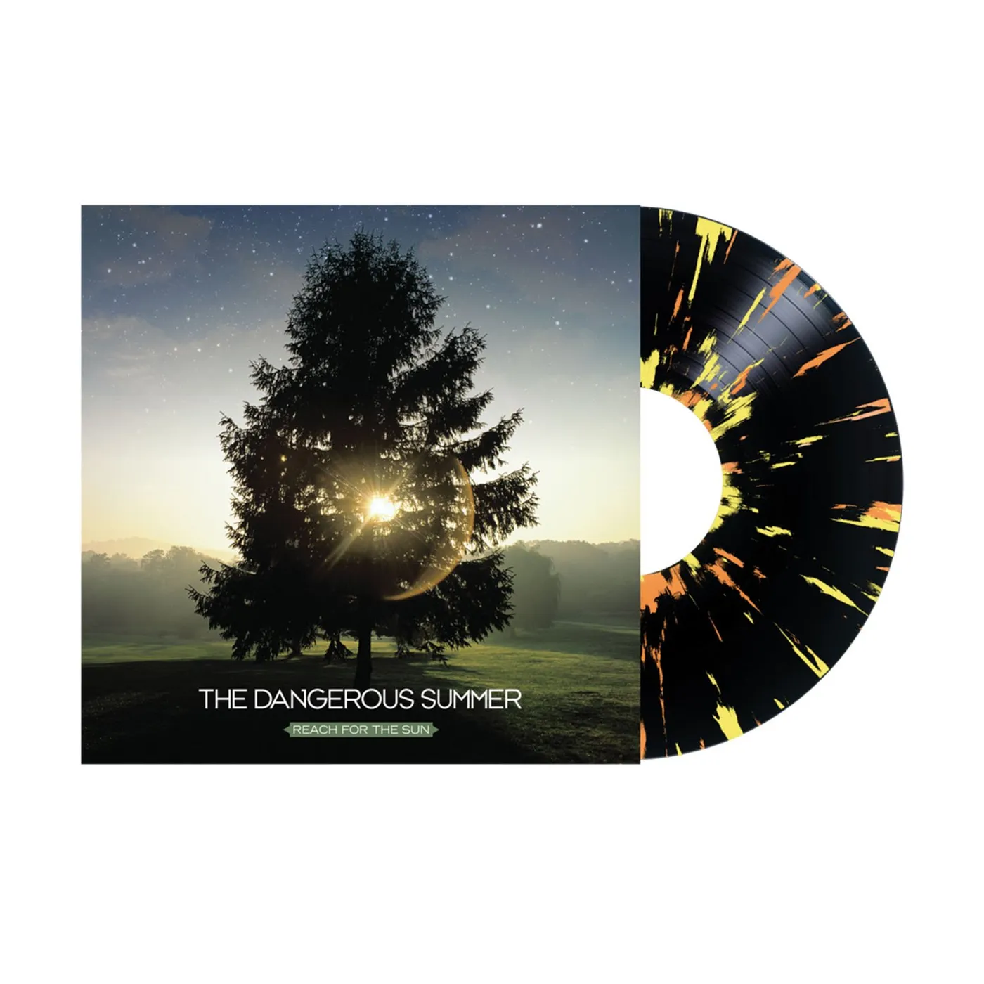 The Dangerous Summer Reach For The Sun LP (Black w/ Yellow + Orange Splatter) (Vinyl)