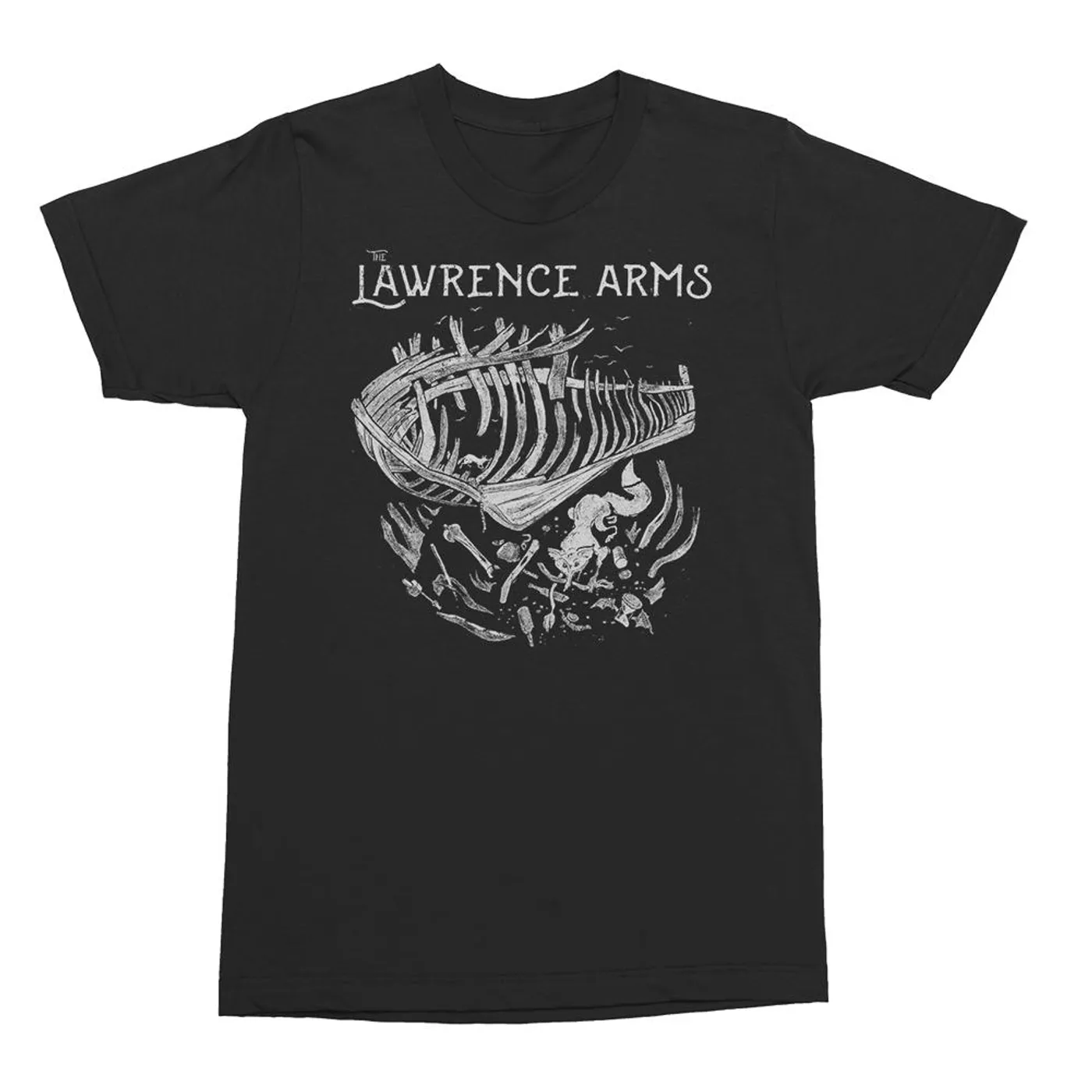 The Lawrence Arms Skeleton Coast T-shirt (Black)
