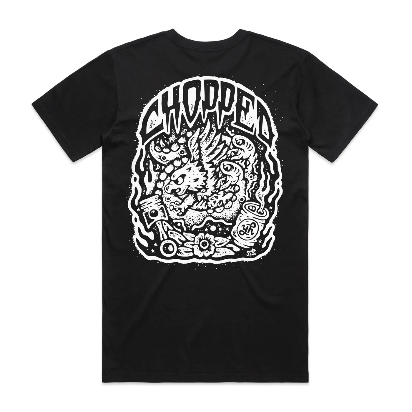 Chopped Cut Snake Tee