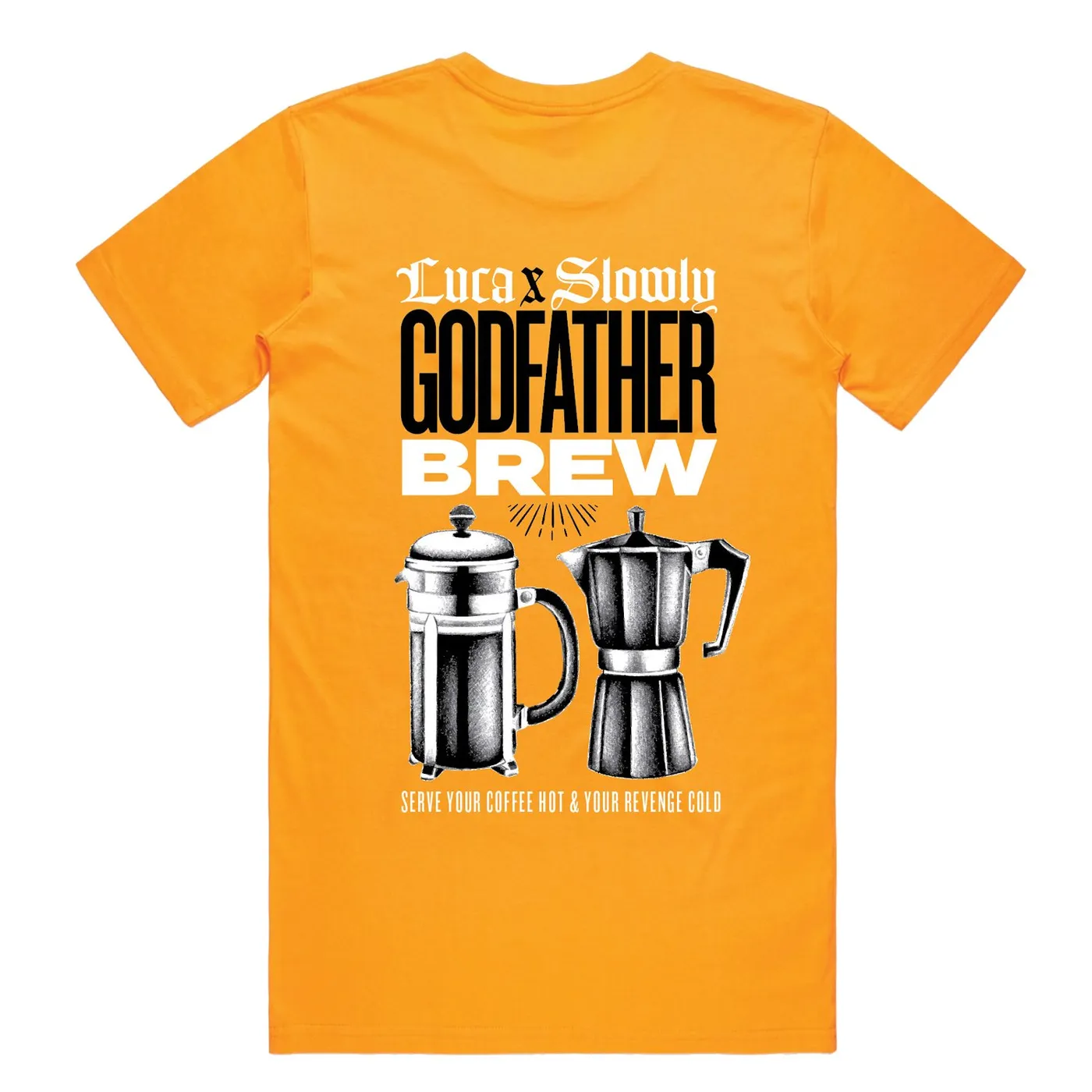 Luca Brasi Godfather Brew T-shirt (Gold)
