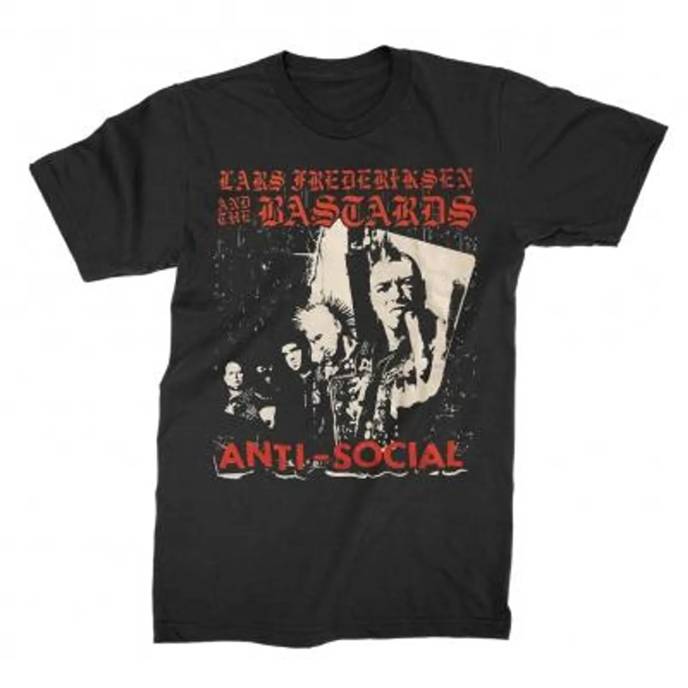 Lars Frederiksen and the Bastards Anti-Social T-shirt (Black)
