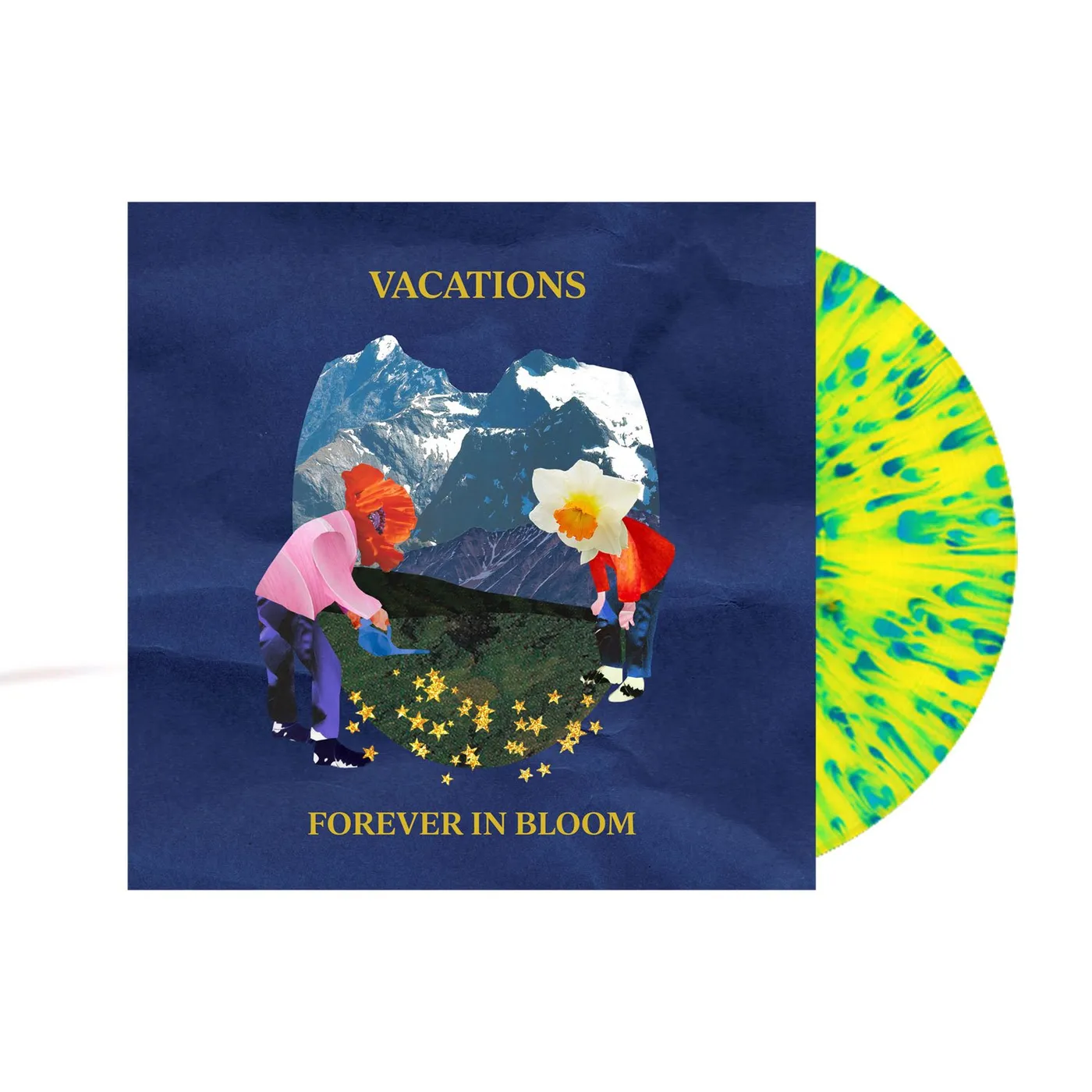 Vacations Forever In Bloom LP (Yellow w/ Blue Splatter) (Vinyl)