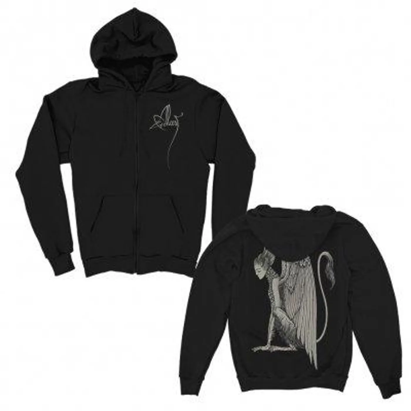Alcest Spiritual Instinct Zip Hoodie (Black)