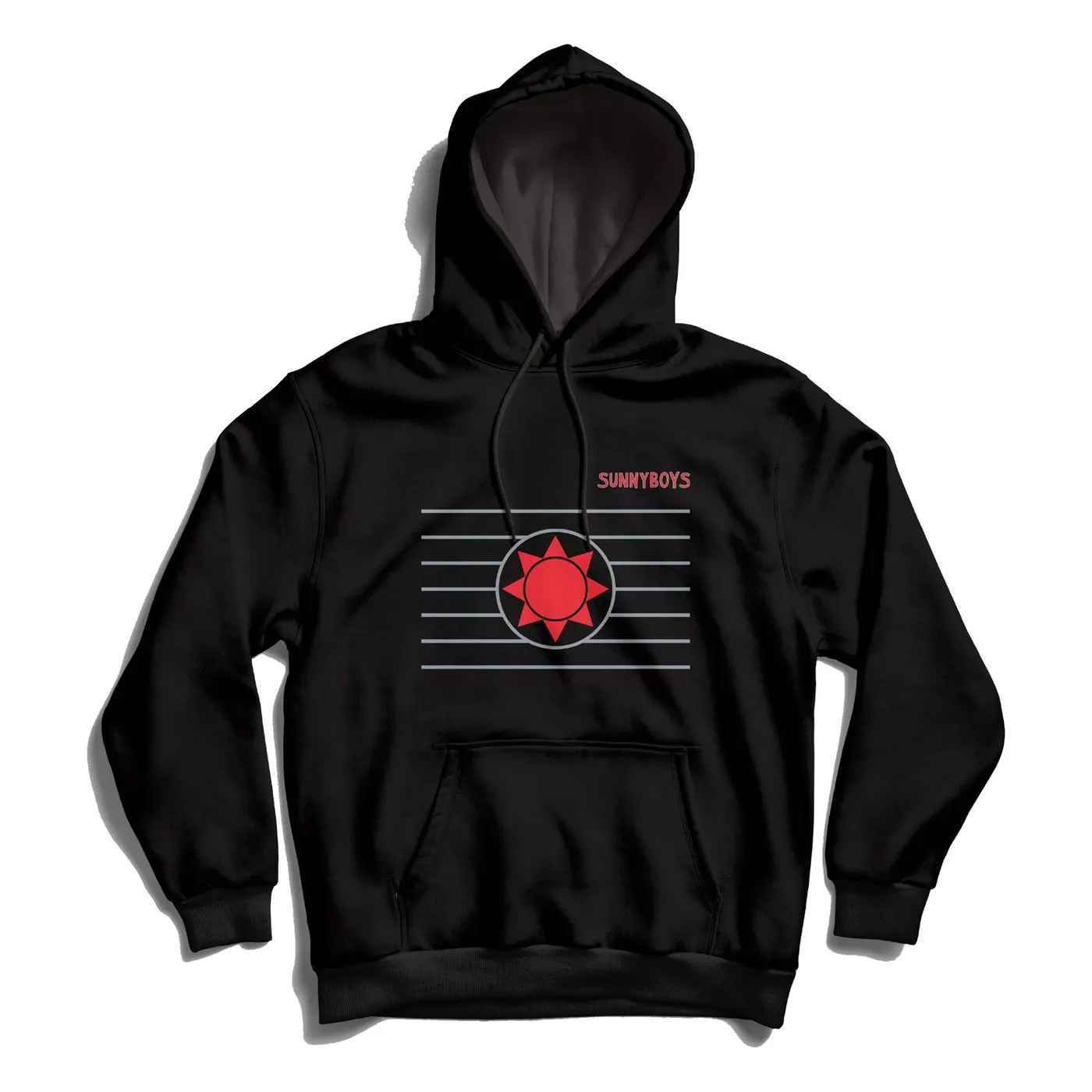 Sunnyboys Stripe Logo Hoodie (Black)