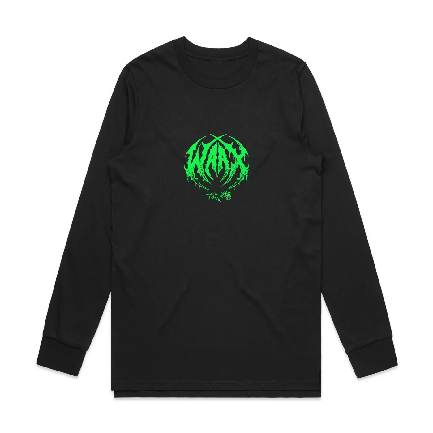 WAAX Old School Death Metal Logo Longsleeve (Black)