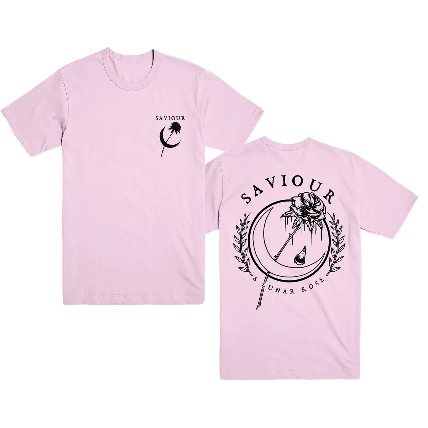 Saviour A Lunar Rose T-Shirt (Pink)