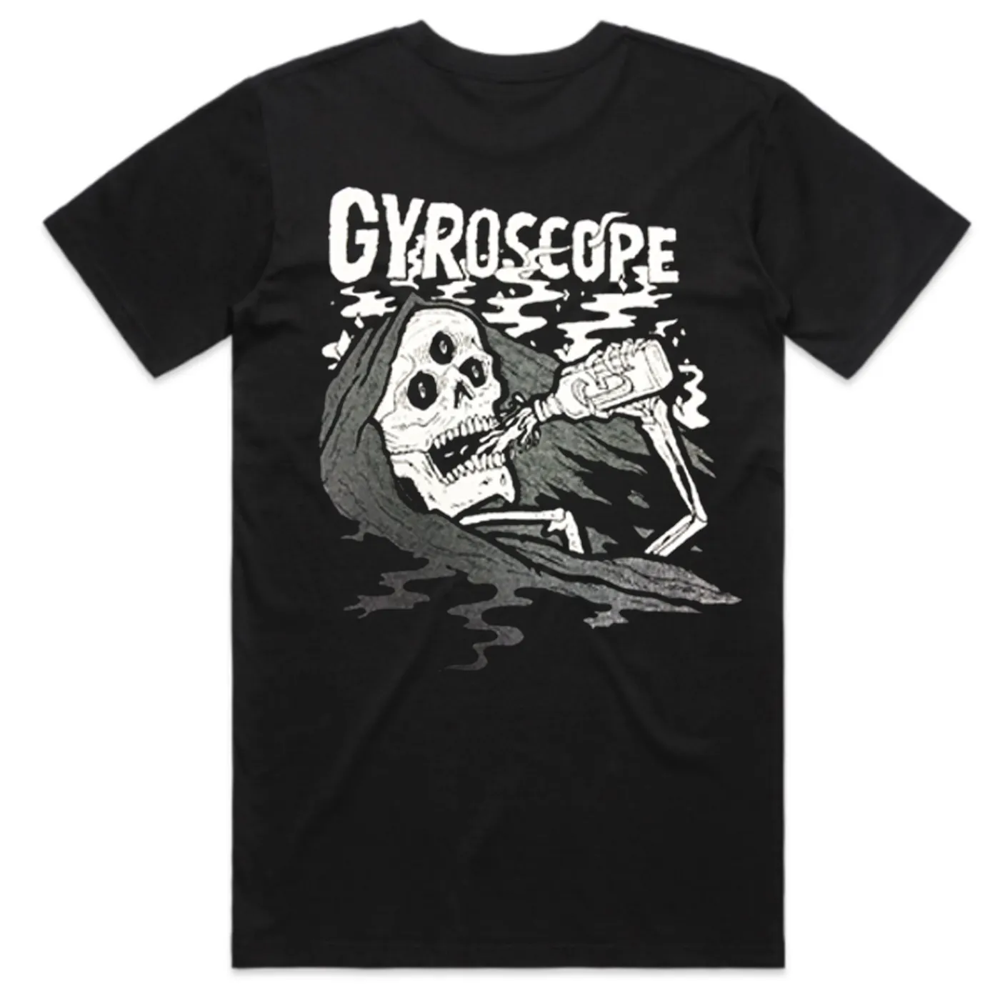 Gyroscope Greyscale Reaper T-Shirt (Black)