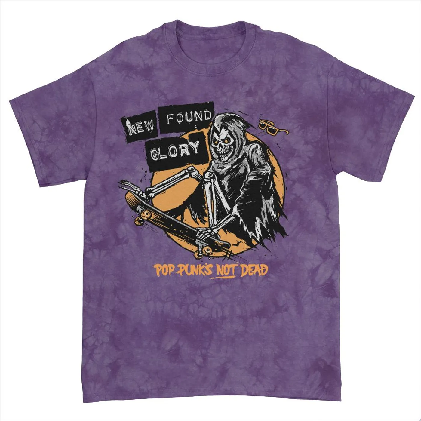 New Found Glory Skater Crystal Dye Tee (Purple)