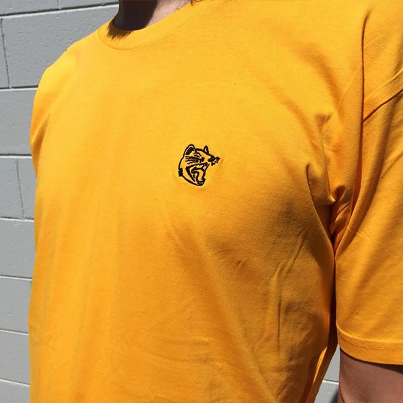 Luca Brasi Tassie Devil Embroidered Tee (Gold)
