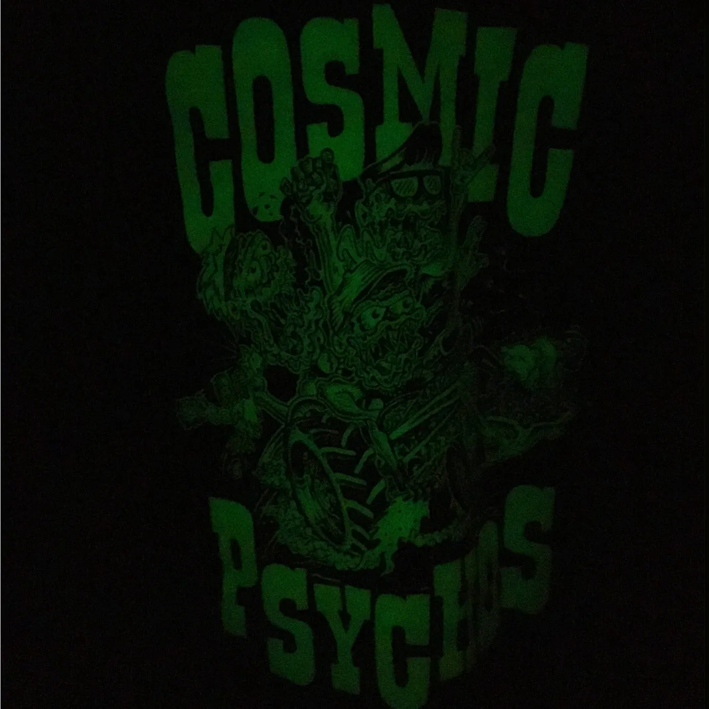 Cosmic Psychos Glow In The Dark Tee (Black)